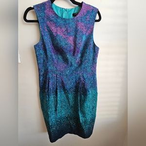 Nanette Lepore 100% Silk Animal Print Sheath Dress